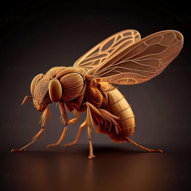 3D model Drosophila suzukii (STL)